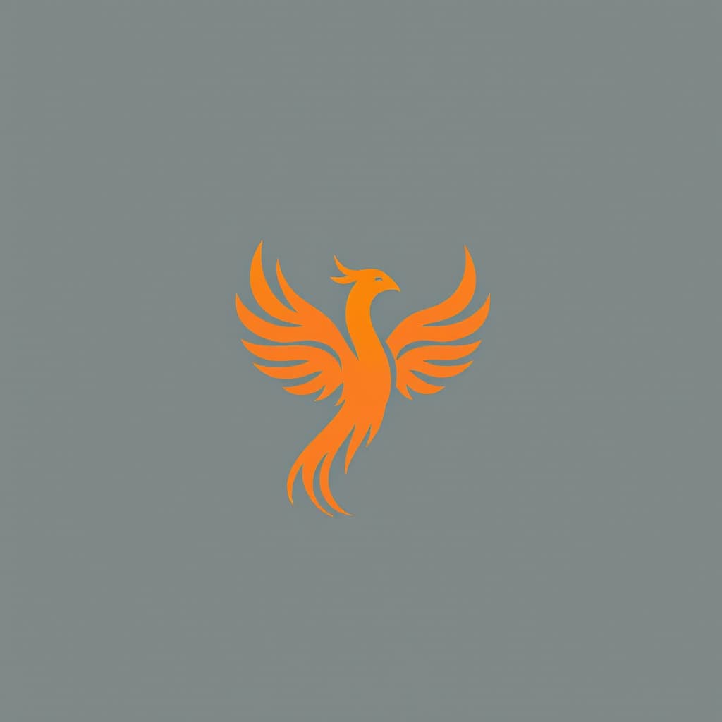 Minimalist Phoenix Logo for Fenix Consultora