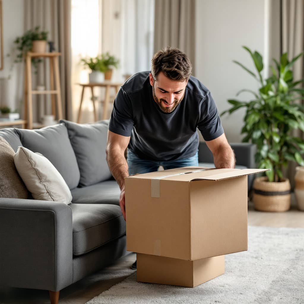 Movers Transporting Furniture