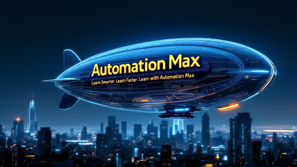Futuristic Helium Rigid Airship Over a High-Tech City