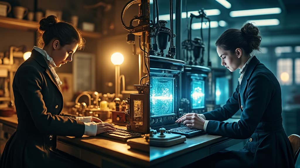 Bridging Time: Vintage Lab to Futuristic Industry