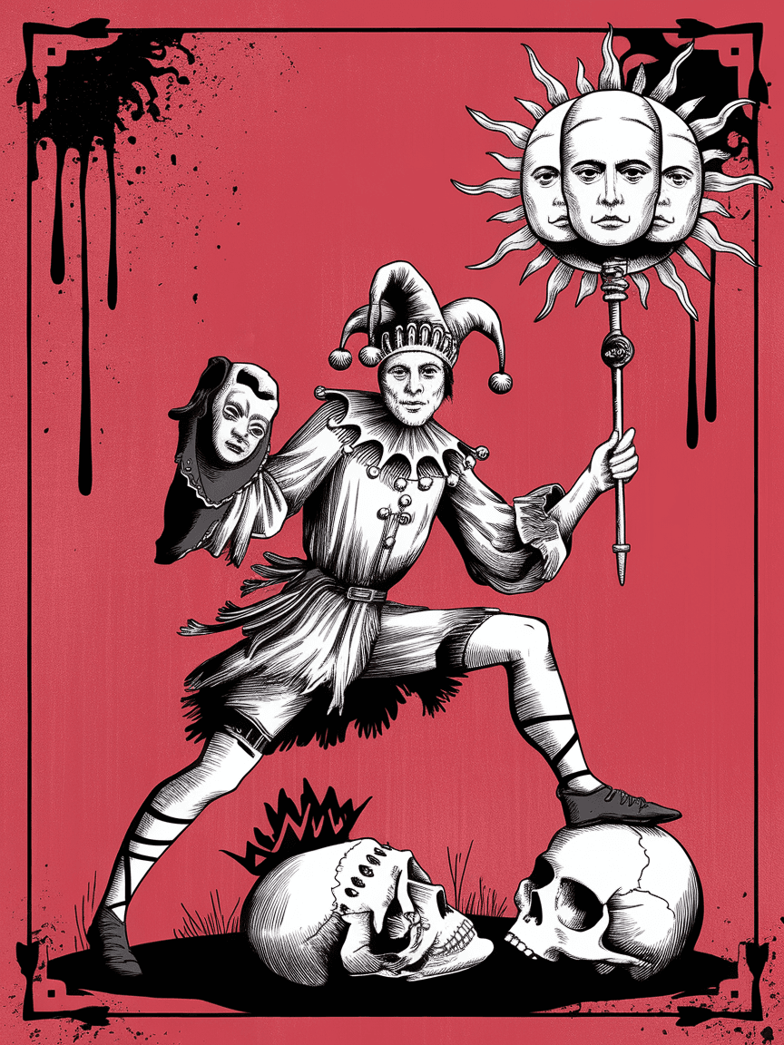 Gothic Surrealism: The Jester and the Sun