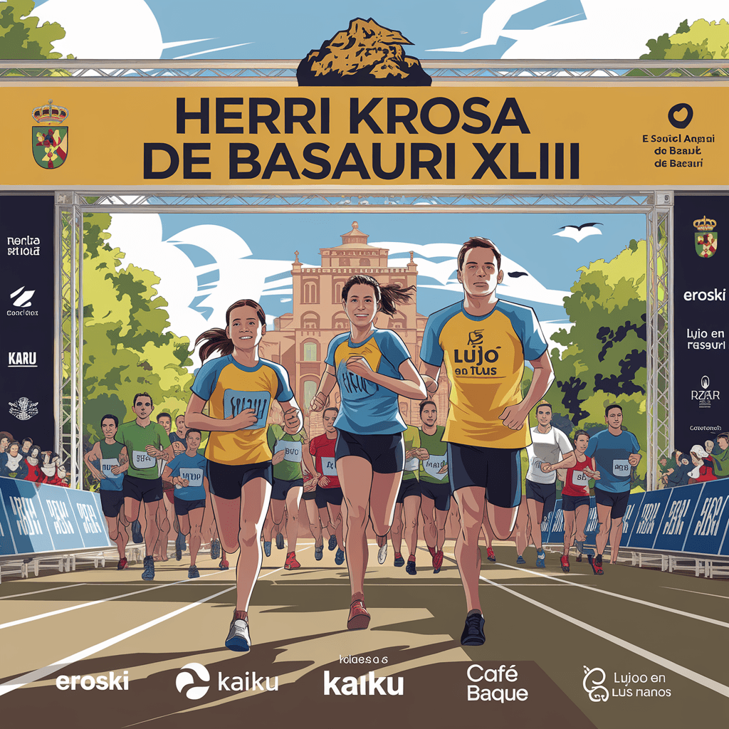 Cartel de la Herri Krosa de Basauri XLIII
