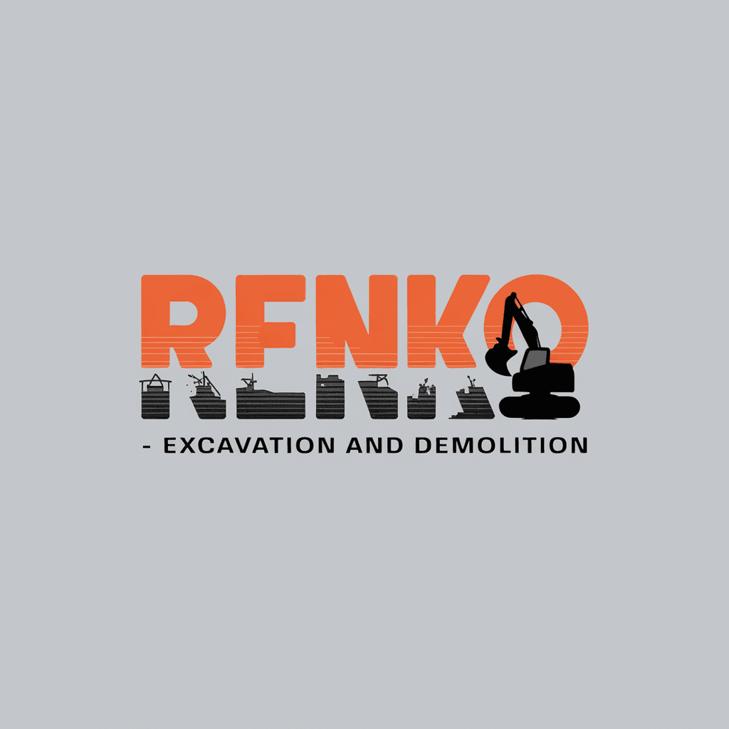 RENKO Logo for Excavation and Demolition Company