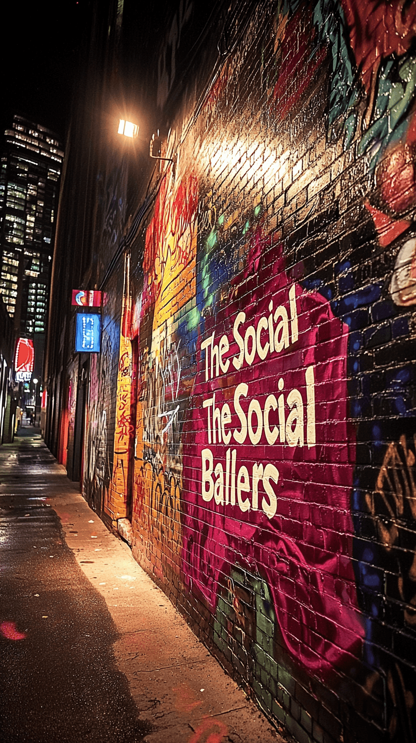 Luxury Graffiti Art: 'The Social Ballers'