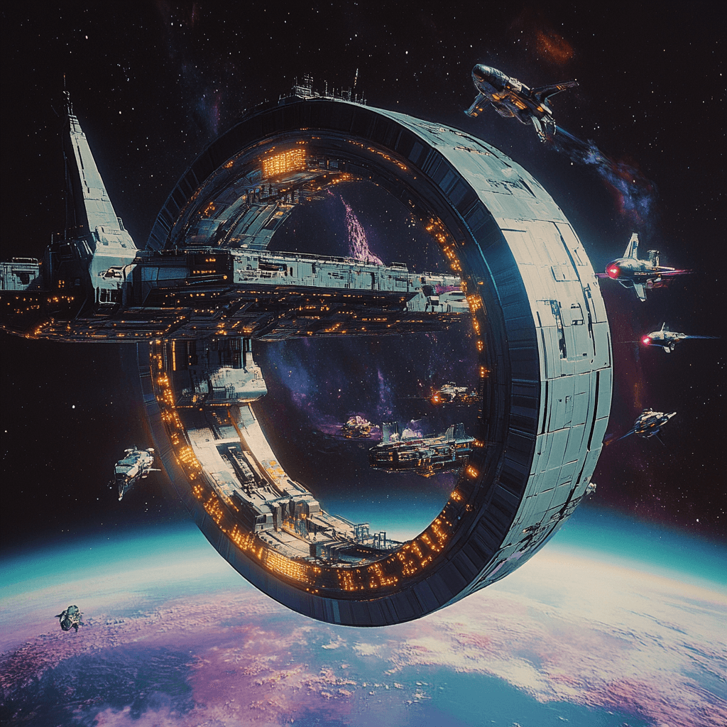 Omega Spaceport: A Hub of Cosmic Activity