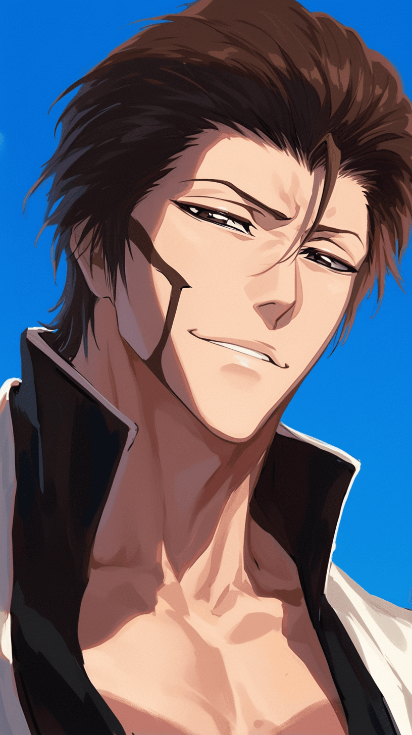 Sosuke Aizen's Mischievous Smirk