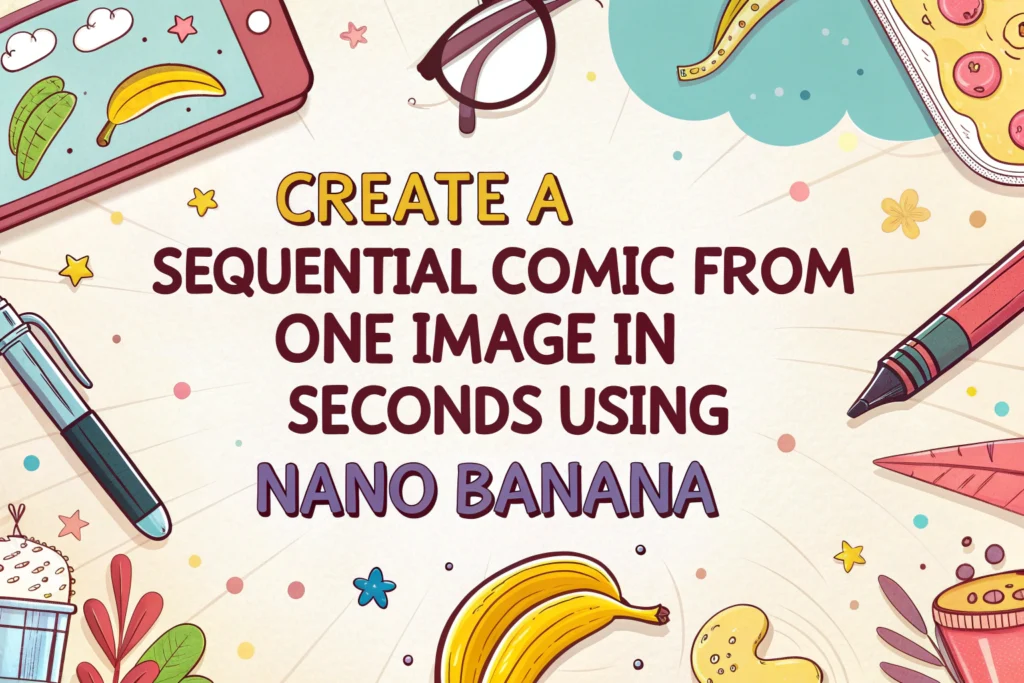 Create a Sequential Comic from One Image in Seconds Using Nano Banana