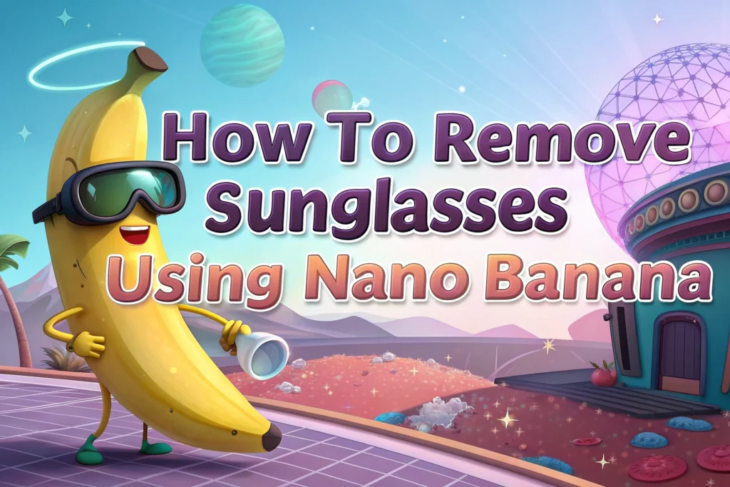 How to Remove Sunglasses Using Nano Banana
