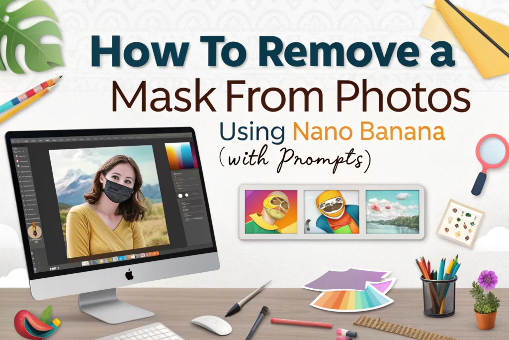 How to Remove a Mask from Photos Using Nano Banana (with Prompts)