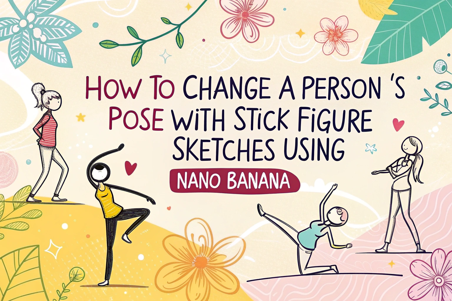 How to Change a Person’s Pose with Stick Figure Sketches Using Nano Banana