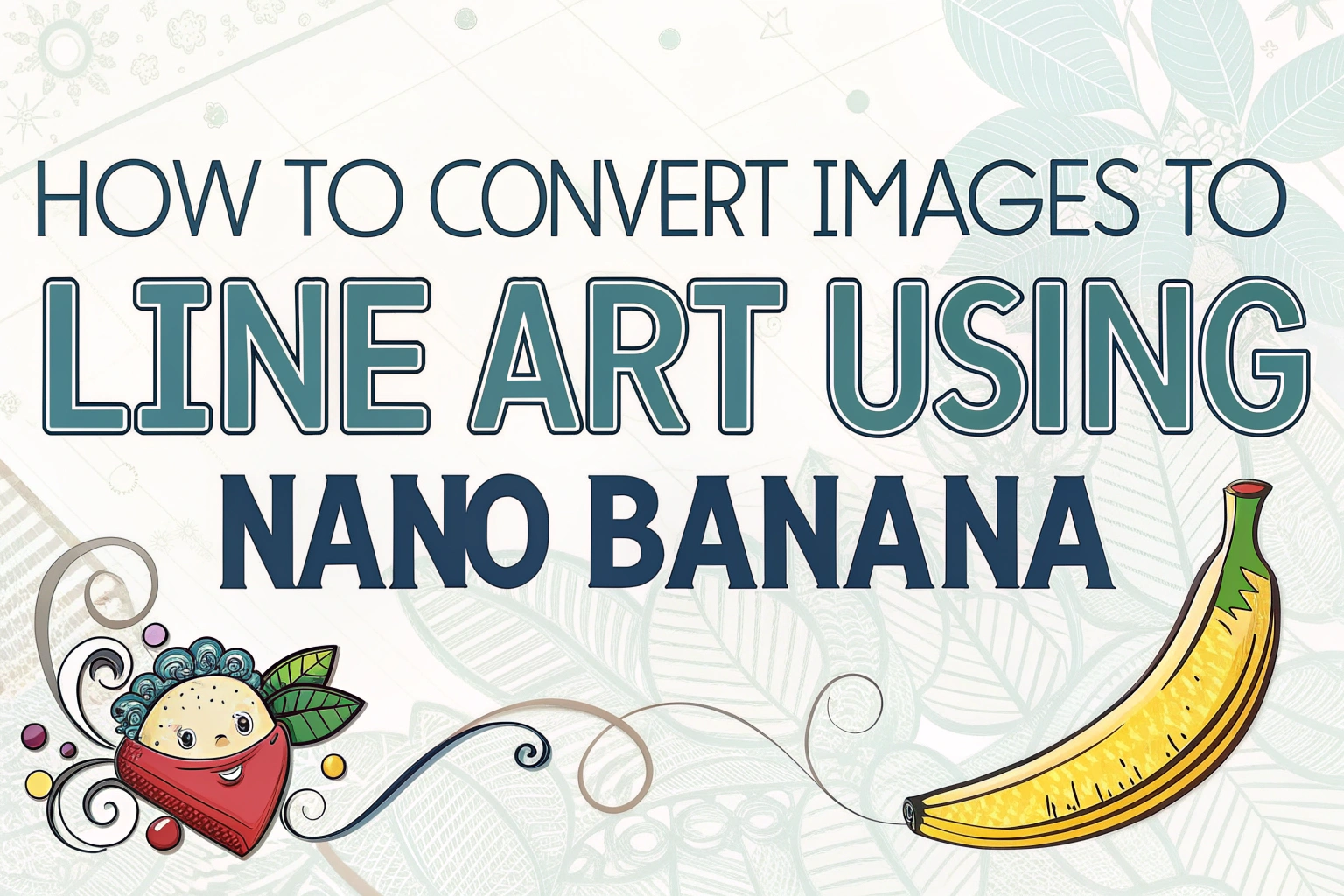 How to Convert Images to Line Art Using Nano Banana
