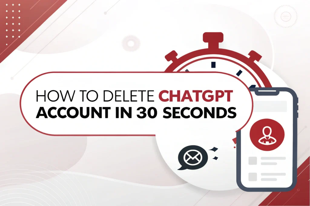 How to Delete ChatGPT Account in 30 Seconds