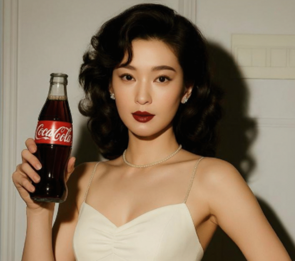 Coca-Cola advertising image generated by Nano Banana
