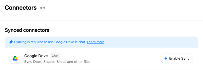 How Business and Enterprise Workspace Admins Can Configure Google Drive Synced Connectors in ChatGPT