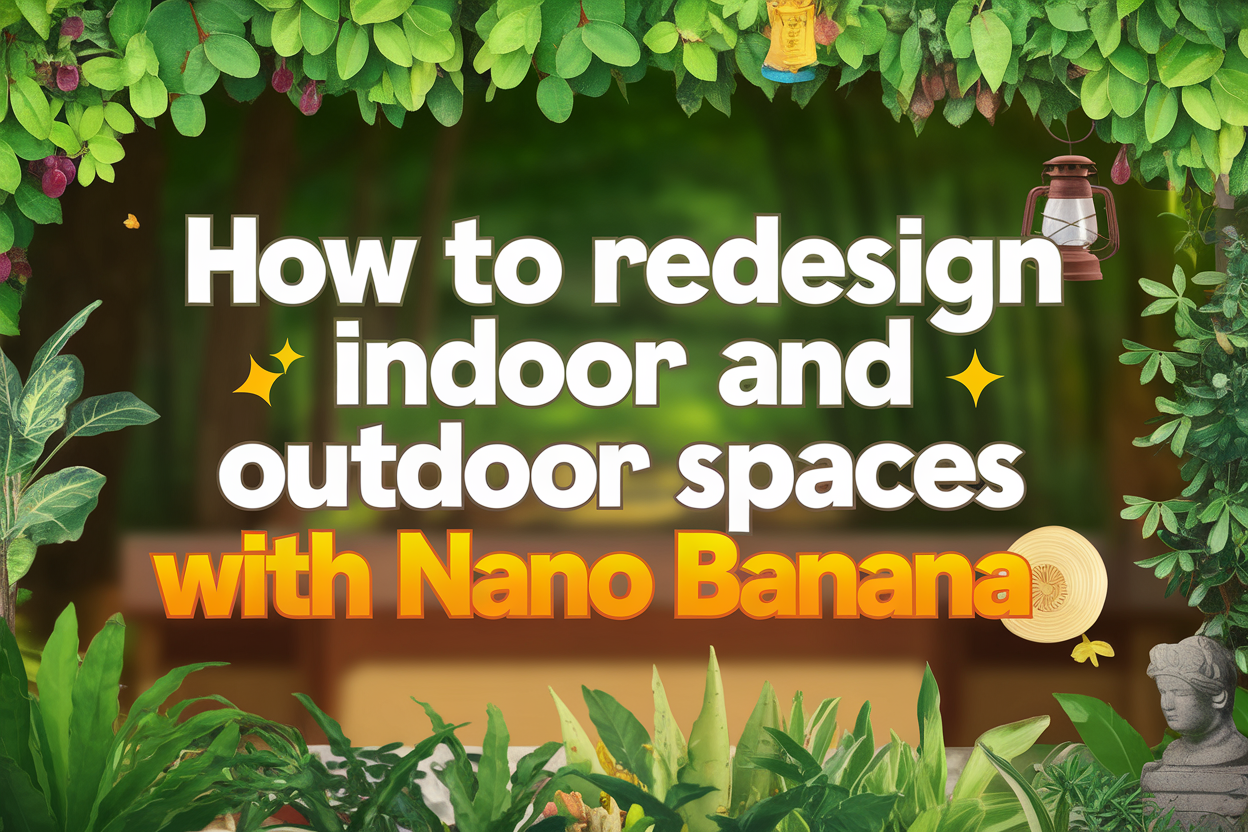 How to Redesign Indoor and Outdoor Spaces with Nano Banana