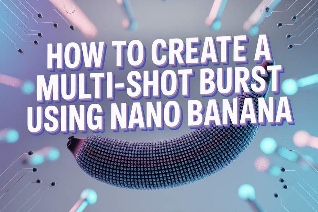 How to Create a Multi-Shot Burst Using Nano Banana