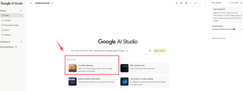 AI Studio – Official Google Nano Banana AI Editor