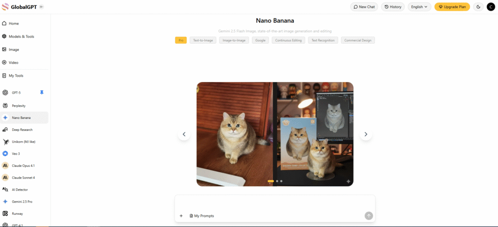 Global GPT Nano Banana AI tool