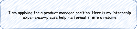 Explain your detailed request to ChatGPT.