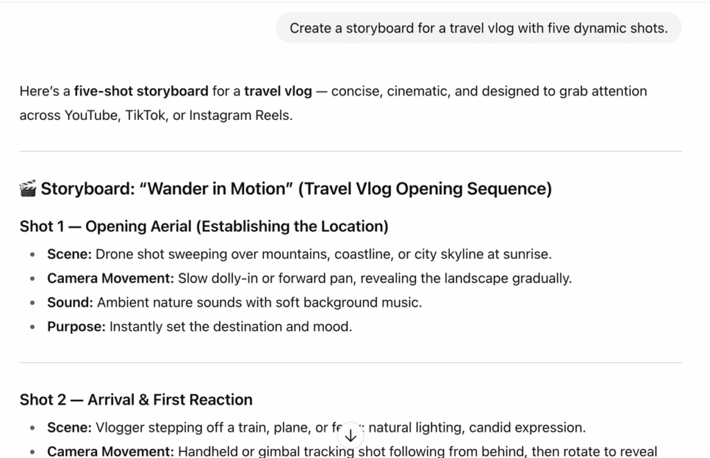 ChatGPT Video Prompts and Examples