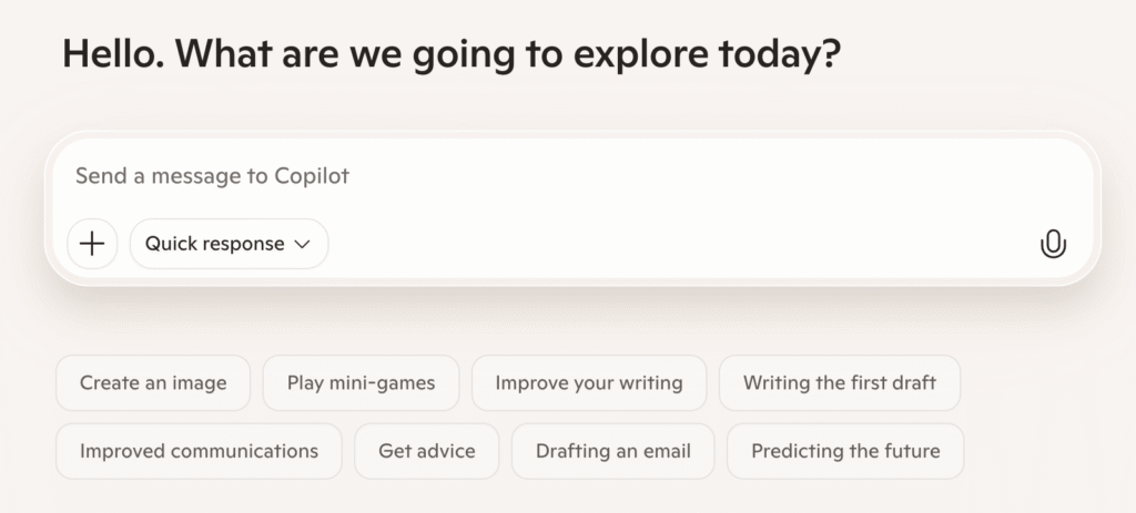 7. Microsoft Copilot – AI Integration in Productivity Apps