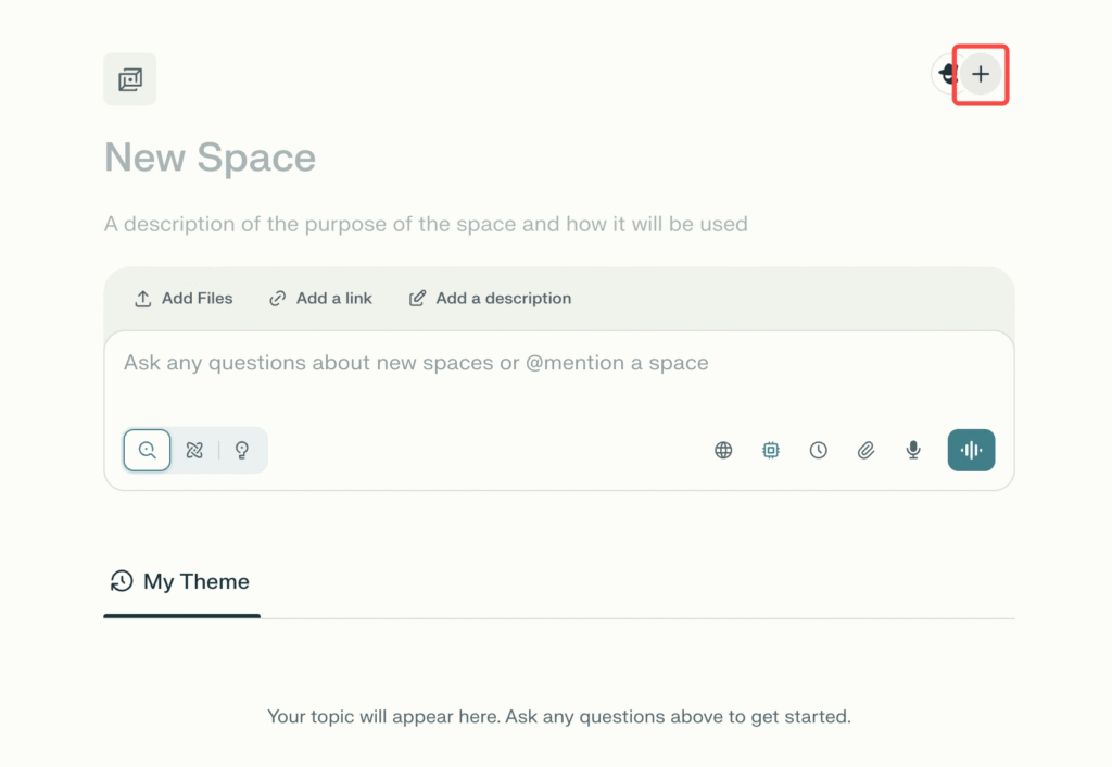Collaboration Spaces for multi-threaded projects.