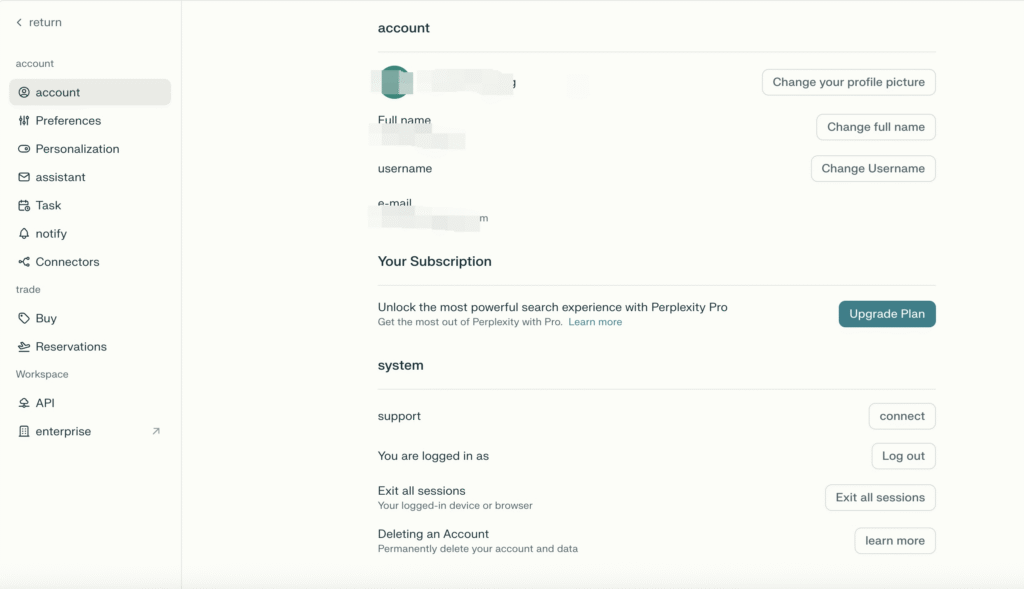 Personalize Through Settings and Profile