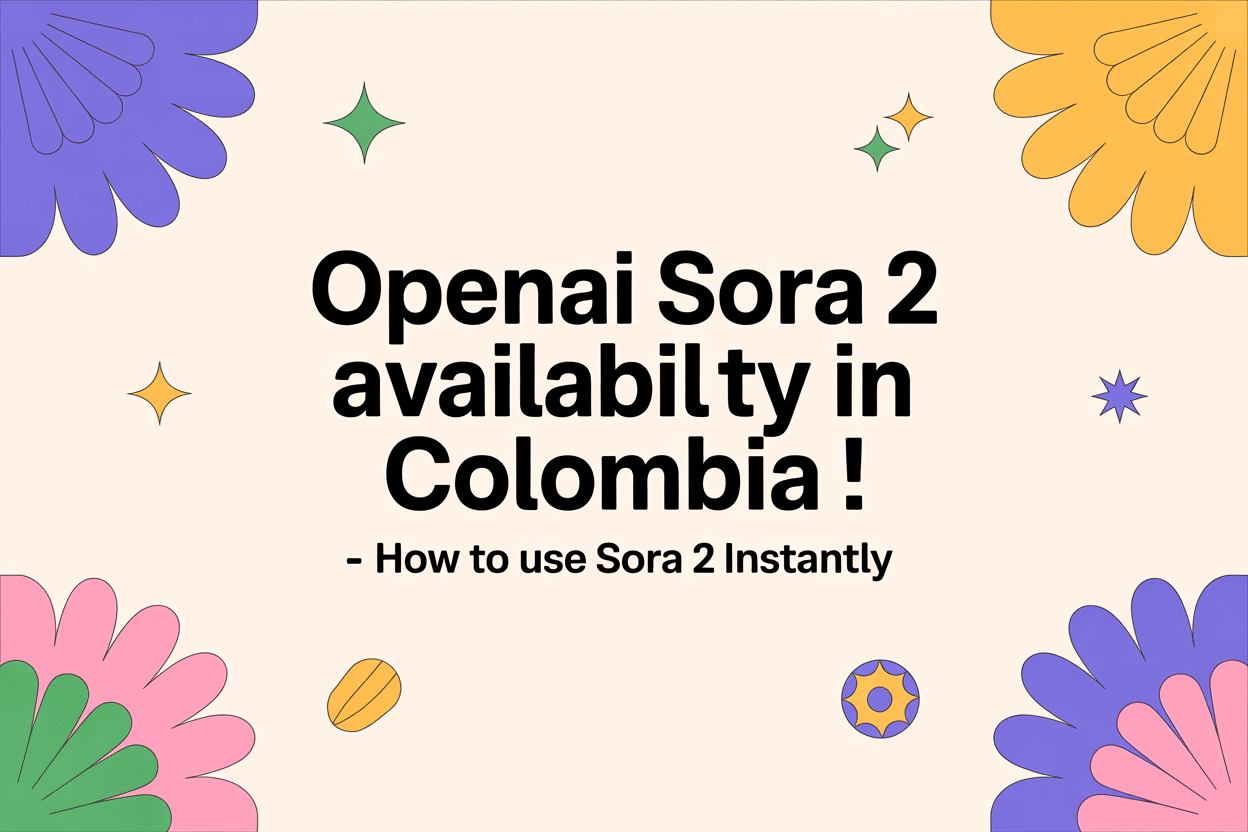 OpenAI Sora 2 Availability in Colombia – How to Use Sora 2 Instantly