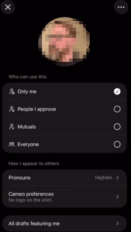Open the Cameo setup