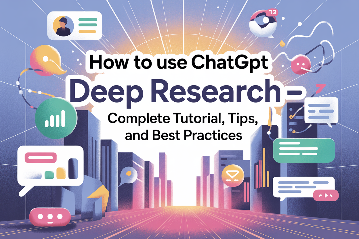 How to Use ChatGPT Deep Research — Complete Tutorial, Tips, and Best Practices