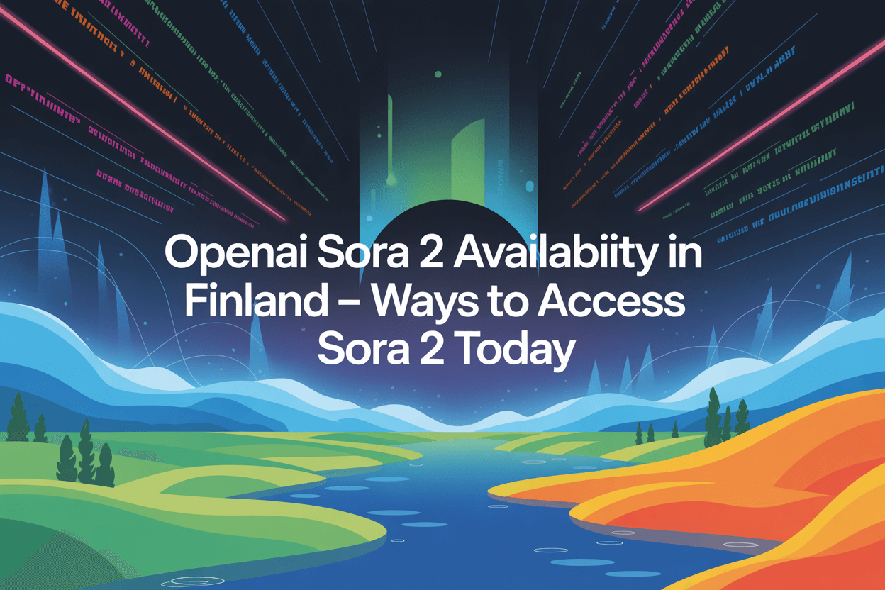 OpenAI Sora 2 Availability in Finland – Ways to Access Sora 2 Today