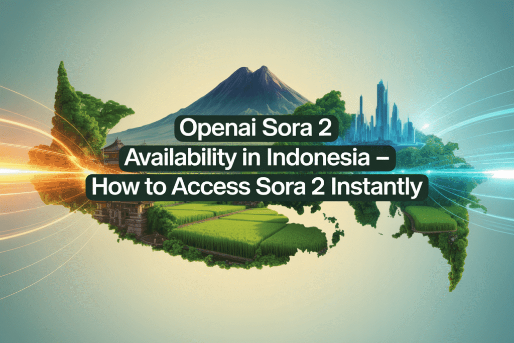 OpenAI Sora 2 Availability in Indonesia – How to Access Sora 2 Instantly