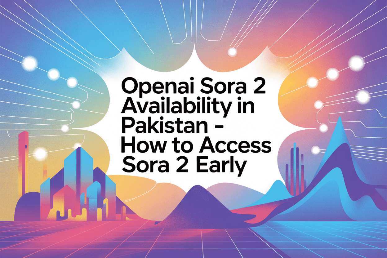OpenAI Sora 2 Availability in Pakistan – How to Access Sora 2 Early