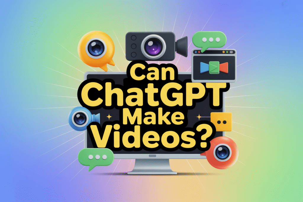 Can ChatGPT Make Videos
