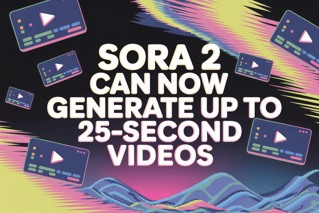 Sora 2 Can Now Generate Up to 25-Second Videos