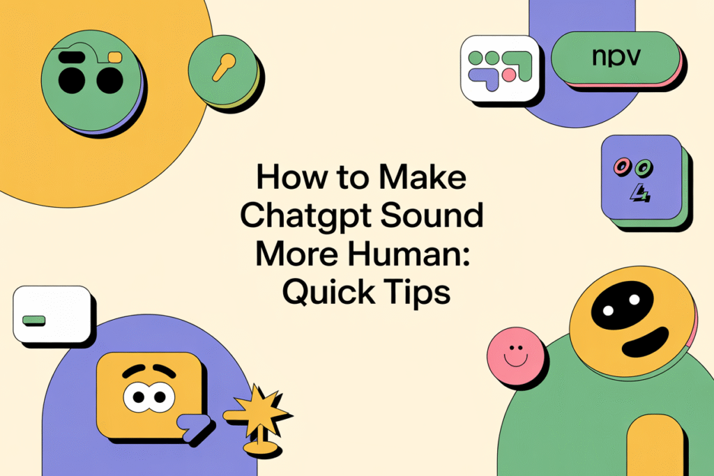 How to Make ChatGPT Sound More Human: Quick Tips