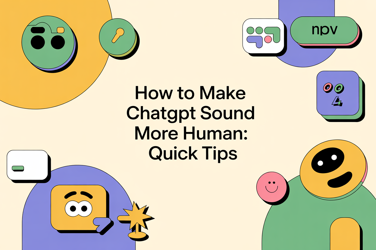 How to Make ChatGPT Sound More Human: Quick Tips
