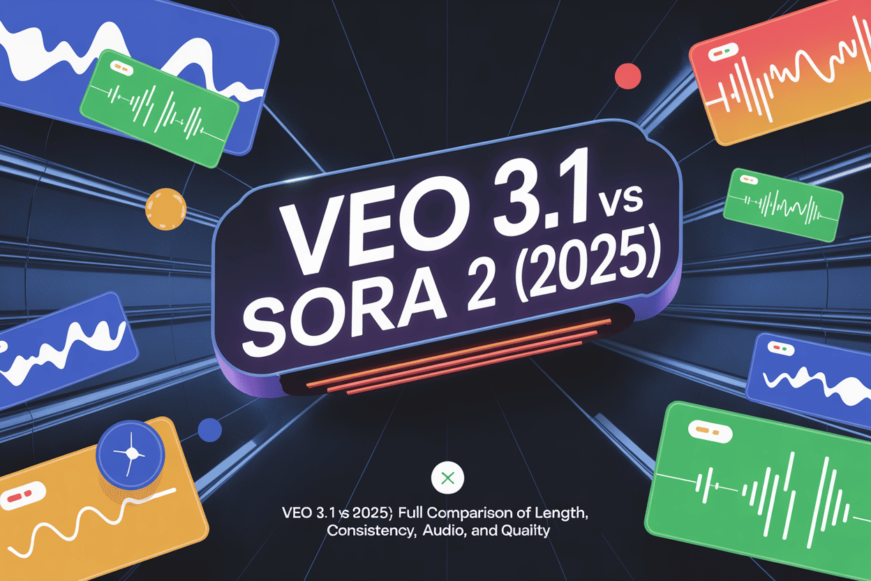 Veo 3.1 vs Sora 2 (2025): Full Comparison of Length, Consistency, Audio, and Quality