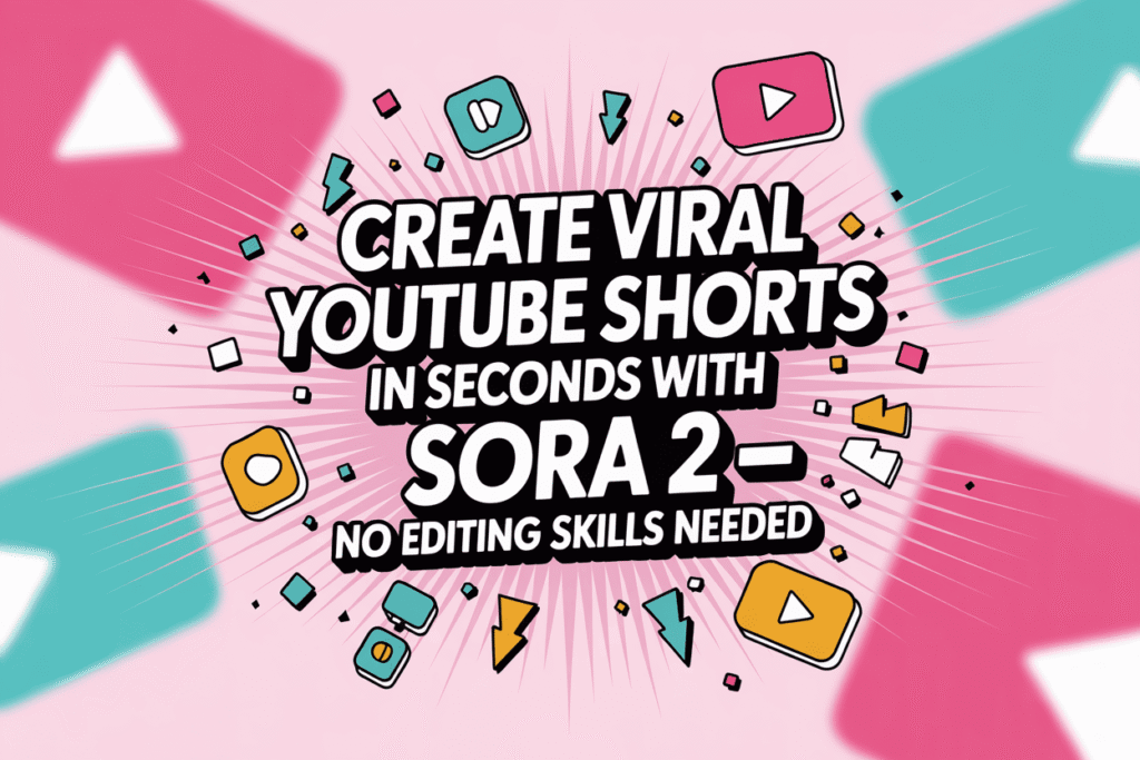 Create Viral YouTube Shorts in Seconds with Sora 2 — No Editing Skills Needed