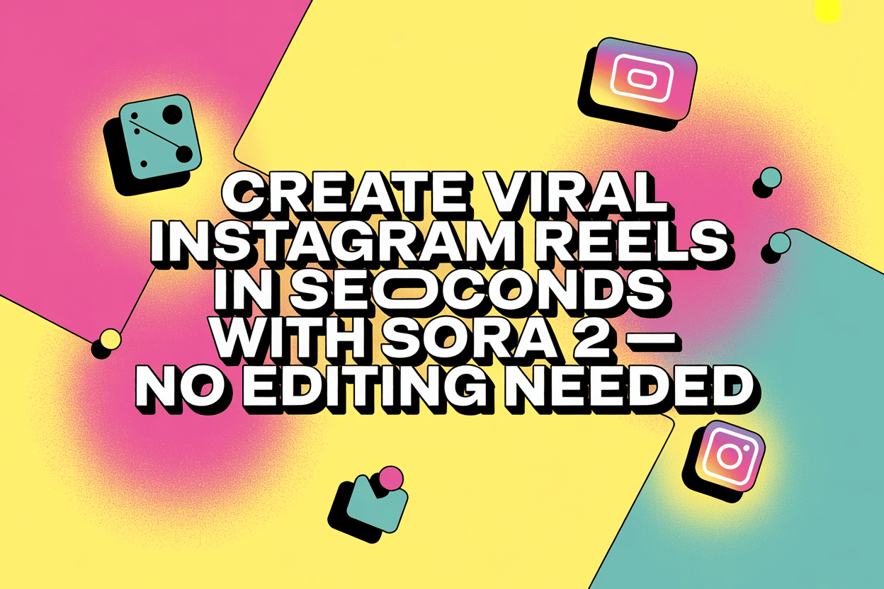 Create Viral Instagram Reels in Seconds with Sora 2