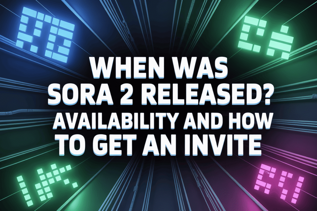 When Was Sora 2 Released? Availability and How to Get an Invite