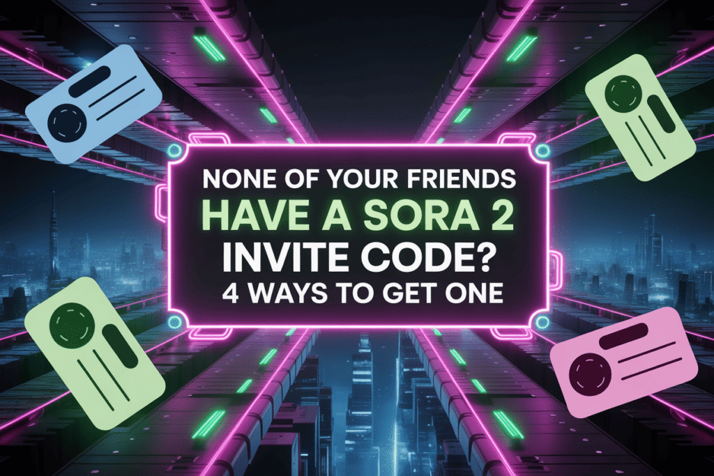 None of Your Friends Have a Sora 2 Invite Code? 4 Ways to Get One