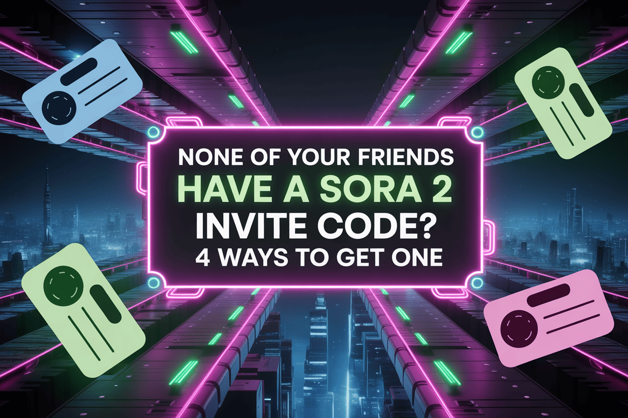 None of Your Friends Have a Sora 2 Invite Code? 4 Ways to Get One