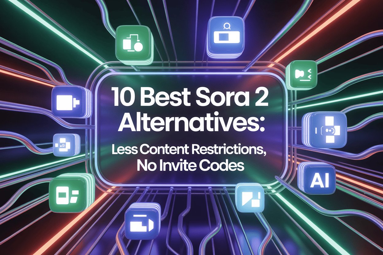 10 Best Sora 2 Alternatives: Less Content Restrictions, No Invite Codes