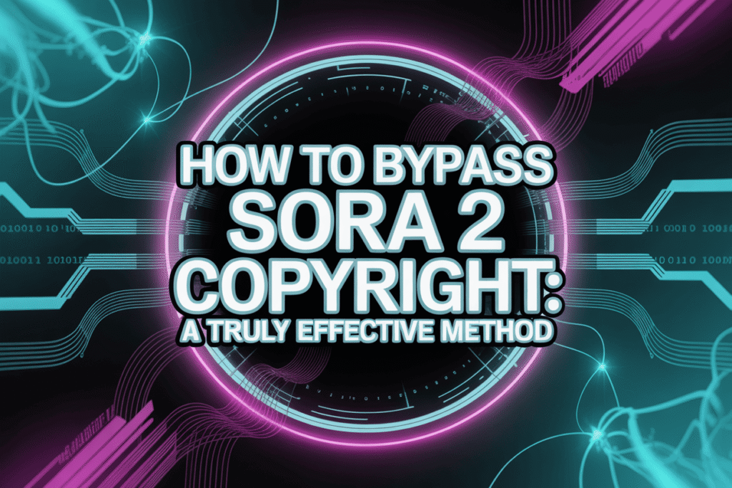 How to Bypass Sora 2 Copyright: A Truly Effective Method