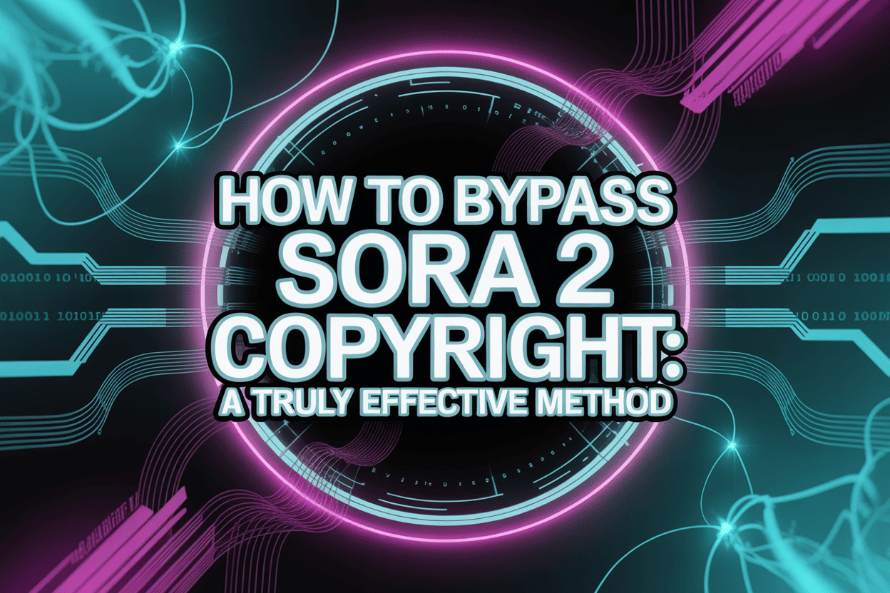 How to Bypass Sora 2 Copyright: A Truly Effective Method