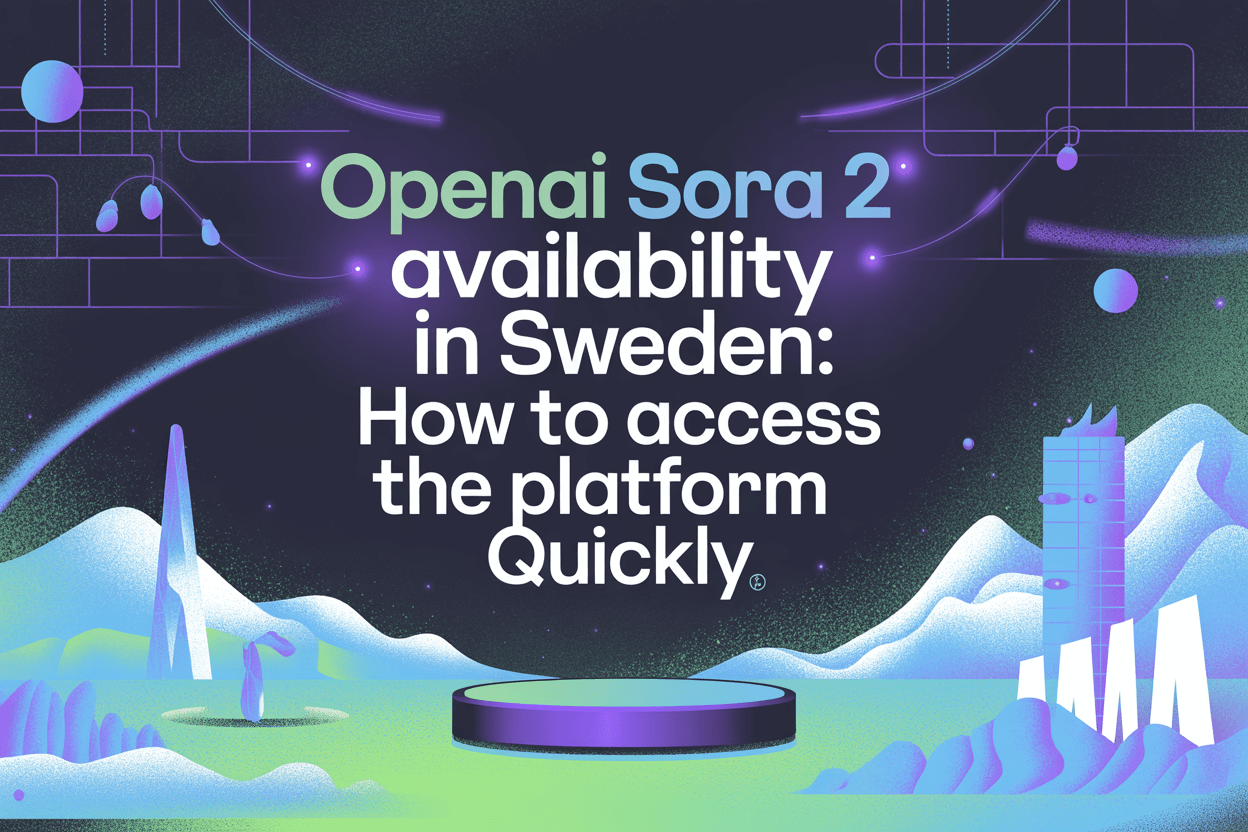 OpenAI Sora 2 Availability in Sweden: How to Access the Platform Quickly
