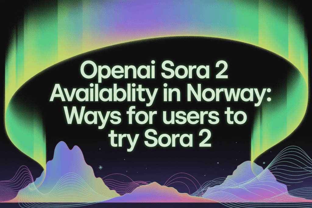 OpenAI Sora 2 Availability in Norway: Ways for Users to Try Sora 2