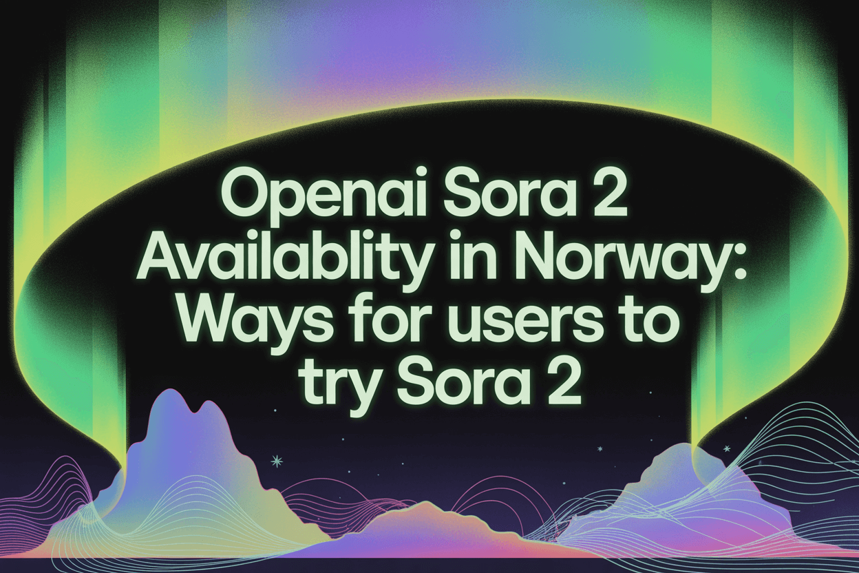 OpenAI Sora 2 Availability in Norway: Ways for Users to Try Sora 2