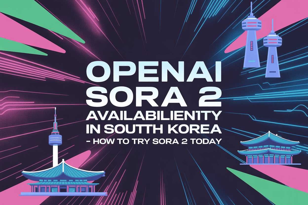 OpenAI Sora 2 Availability in South Korea – How to Try Sora 2 Today